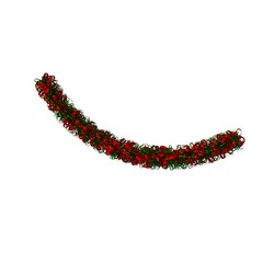 Christmas tree decoration, isolate on a white background. 3D rendering of excellent quality in high resolution