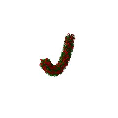Christmas tree decoration, isolate on a white background. 3D rendering of excellent quality in high resolution