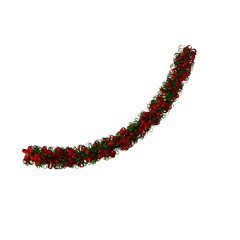 Christmas tree decoration, isolate on a white background. 3D rendering of excellent quality in high resolution