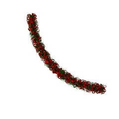 Christmas tree decoration, isolate on a white background. 3D rendering of excellent quality in high resolution