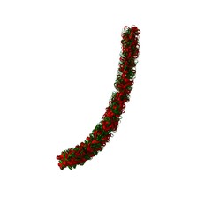 Christmas tree decoration, isolate on a white background. 3D rendering of excellent quality in high resolution