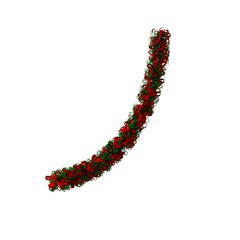 Christmas tree decoration, isolate on a white background. 3D rendering of excellent quality in high resolution