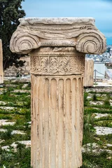 Fotobehang Column of the Acropolis of Athens, Greece © jordi2r