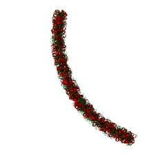 Christmas tree decoration, isolate on a white background. 3D rendering of excellent quality in high resolution