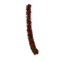 Christmas tree decoration, isolate on a white background. 3D rendering of excellent quality in high resolution