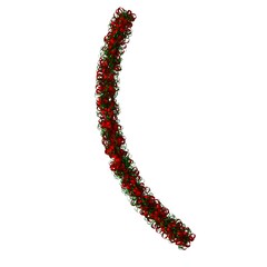 Christmas tree decoration, isolate on a white background. 3D rendering of excellent quality in high resolution