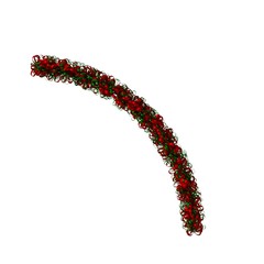 Christmas tree decoration, isolate on a white background. 3D rendering of excellent quality in high resolution