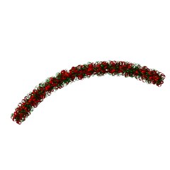 Christmas tree decoration, isolate on a white background. 3D rendering of excellent quality in high resolution