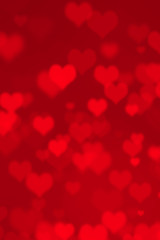 Valentine's day red heart background