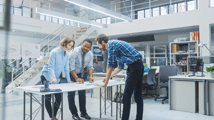 In the Industrial Engineering Facility: Two Architects and Chief Engineer, Discuss and Analyse...