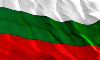 Waving Flag of Bulgaria