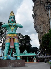 Fototapeta na wymiar statue in Batu Caves