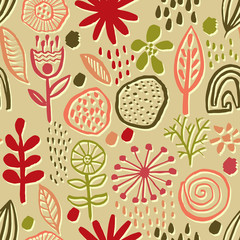 Vector Seamless Collage