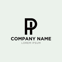 Initial ph logo design
