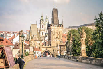 charles bridge in prague