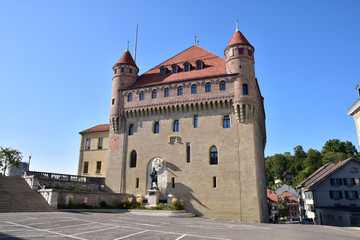 Obraz premium Le Château Saint-Maire à Lausanne