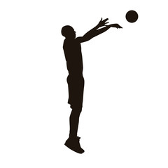 Basketball Player Silhouette