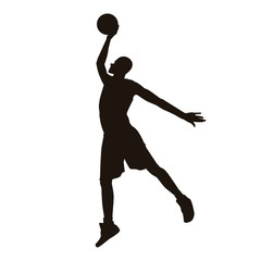 Basketball Player Silhouette