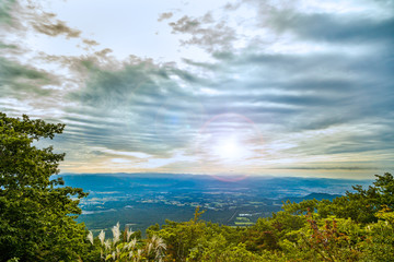 Fototapeta na wymiar 岩手山から見える風景