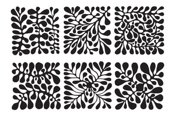 Vector 6 floral  patterns - 292355103