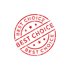Best choice stamp vector