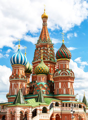 Fototapeta na wymiar Saint Basil's (Pokrovsky) Cathedral Moscow, Russia