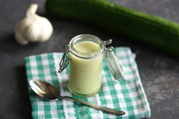 gaspacho de concombre