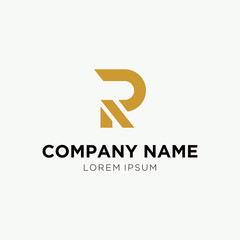 letter R vector  logo design