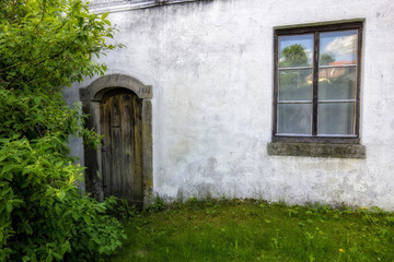 window in an old house
