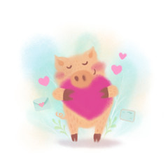 Piggy in love