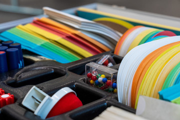 Moderationskoffer für Coaching und Weiterbildung - Koffer mit Karten im Detail