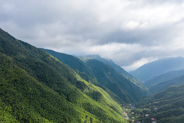 Naklejka premium small village in hangzhou china