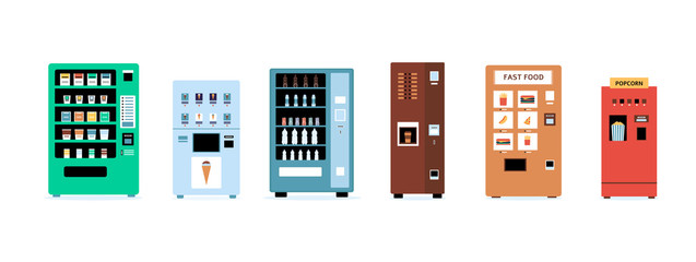 䤀猀漀氀愀琀攀搀 瘀攀渀搀椀渀最 洀愀挀栀椀渀攀 猀攀琀 眀椀琀栀 猀渀愀挀欀猀Ⰰ 昀愀猀琀 昀漀漀搀Ⰰ 椀挀攀 挀爀攀愀洀Ⰰ 瀀漀瀀挀漀爀渀