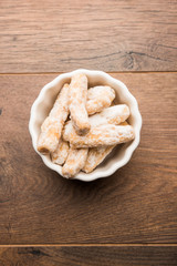 Maida Petha made using Corn Flour with sugar syrup coating