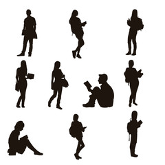 Student Silhouettes