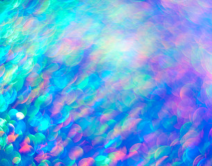 Blue background with bubbles