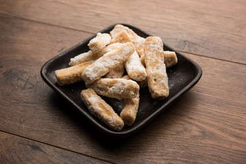 Maida Petha made using Corn Flour with sugar syrup coating