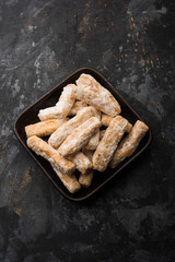 Maida Petha made using Corn Flour with sugar syrup coating