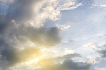 Obraz premium blue sky with cloud background 
