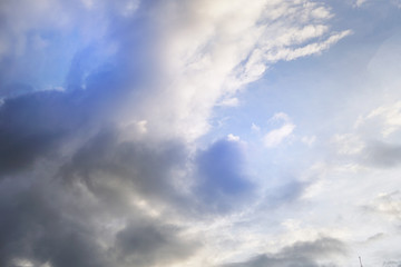 Naklejka na ściany i meble blue sky with cloud background 
