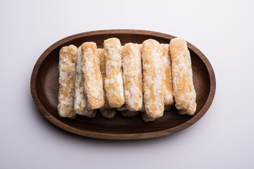 Maida Petha made using Corn Flour with sugar syrup coating