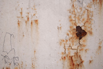 Crack white rust