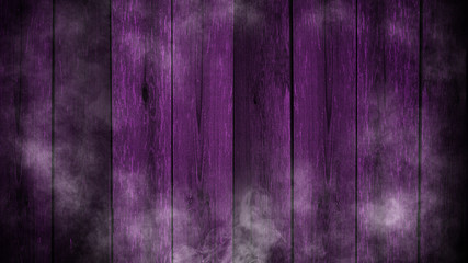 Desk board table top view . Wood texture background surface with smoke mystery. Design element.