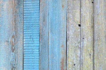 Old painted wooden planks, rustic texture, background