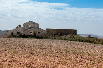 Rural buildings in the Sicilian hinterland