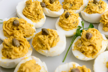 Easter eggs blessed as a starter