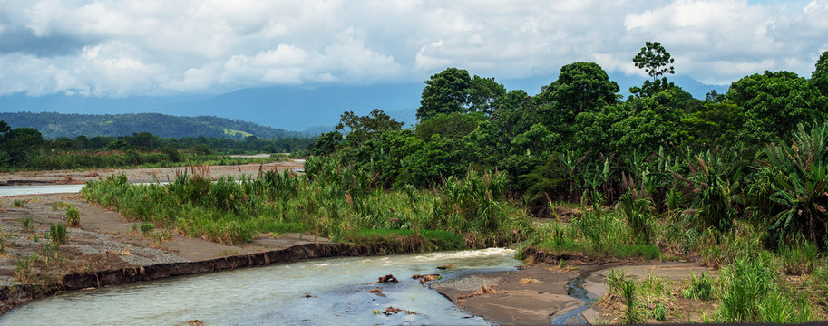 Landscape Cahuita Costa Rica 