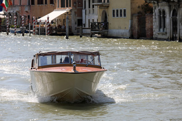 Taxi boat in Venice Island