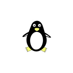 vector illustartion of pinguin. pinguin icon. symbol. background
