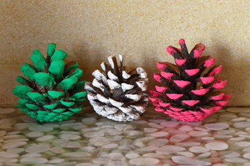 Pine cones in Italian pine